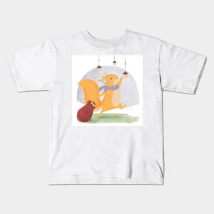 cute squirrel Kids T-Shirt